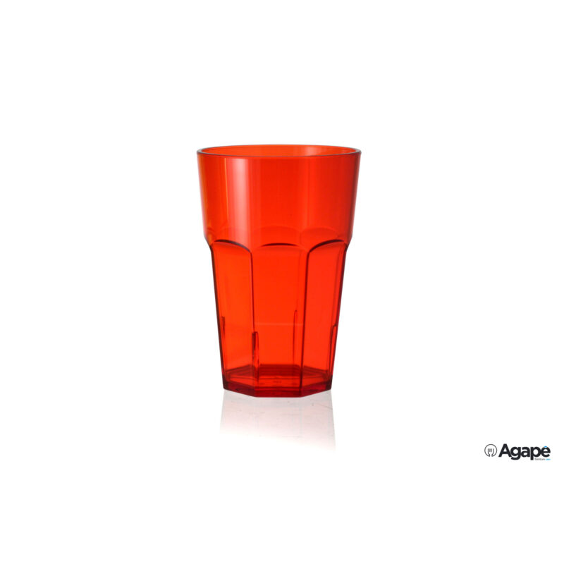 Outside-Bicchiere.Policarb.Rosso 450 Ml