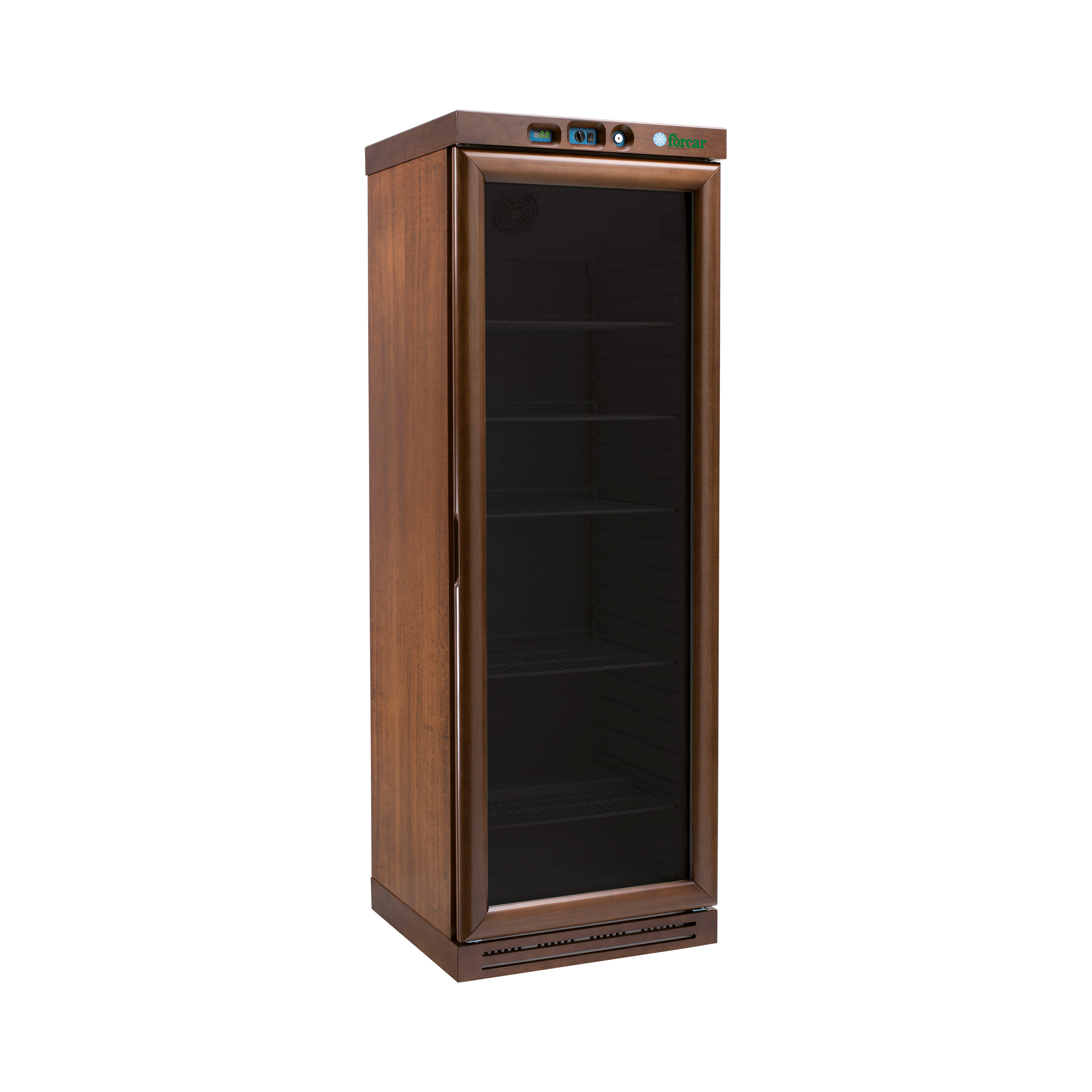 KL2791_cantinette_vini_refrigerate_refrigerated_wine_cellars_forcar_refrigeration Cantinetta Vini Legno Ref. Stat.+2+8°C Noce Chiaro/Nero KL2791 - Forcar Refrigeration - immagine 1