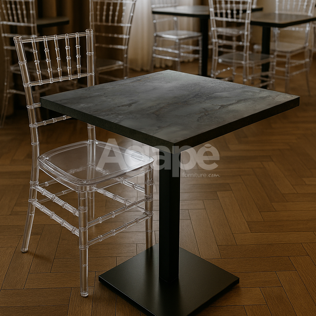 Top tavolo laminato Ossido 79x79 bordo 2.5 cm - immagine 4