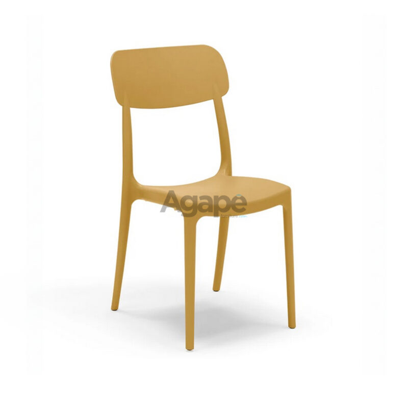 Sedia Calipso Giallo Senape Polipropilene