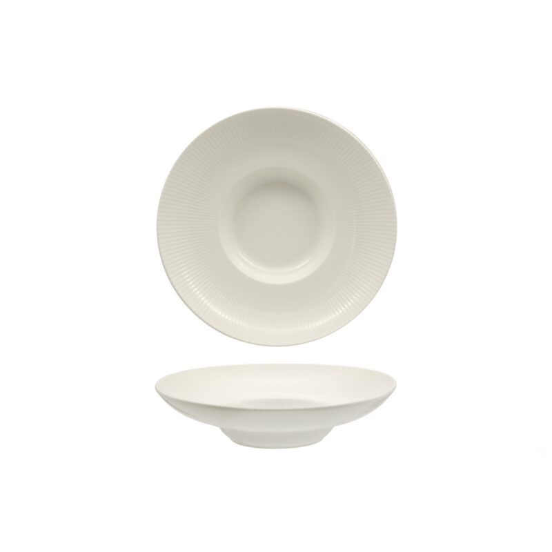 Halos Bianco- Pasta Bowl cm 25,8 X H.6,4 Allumina
