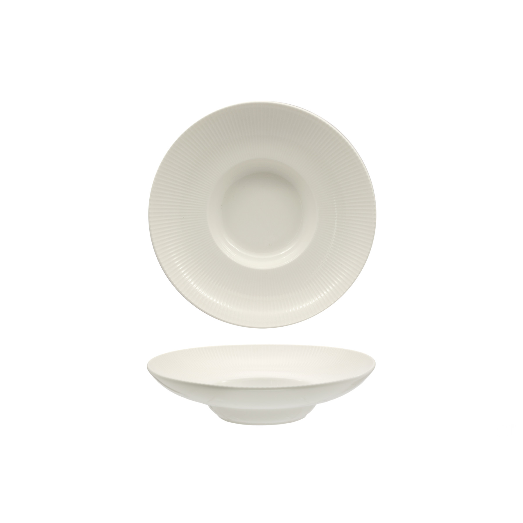 HALOS-BIANCO-PASTA-BOWL-CM-25-8-X-H.6-4-ALLUMINA_25096_HAQ_G Halos Bianco- Pasta Bowl cm 25,8 X H.6,4 Allumina - immagine 1
