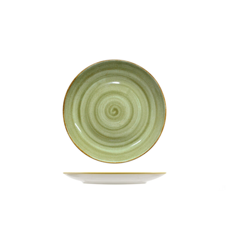 Java Meadow Green-piatto Piano Flat cm 23