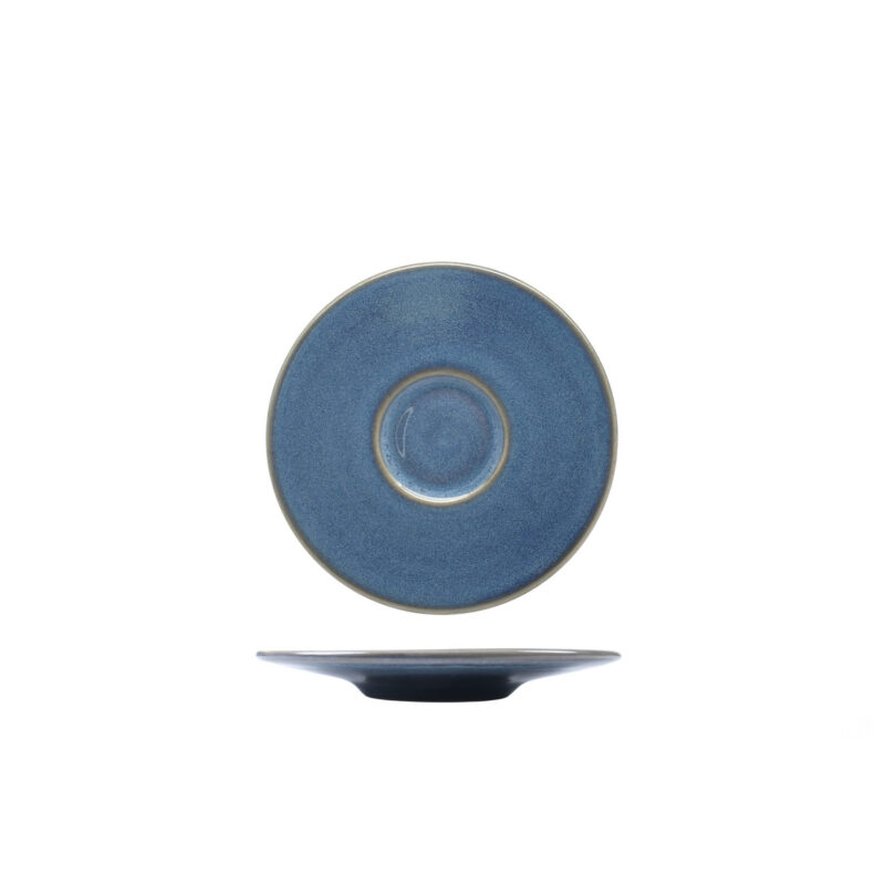 Nuages Ocean - Piattino per Tazza Caffe cm 12 Stoneware Reactive