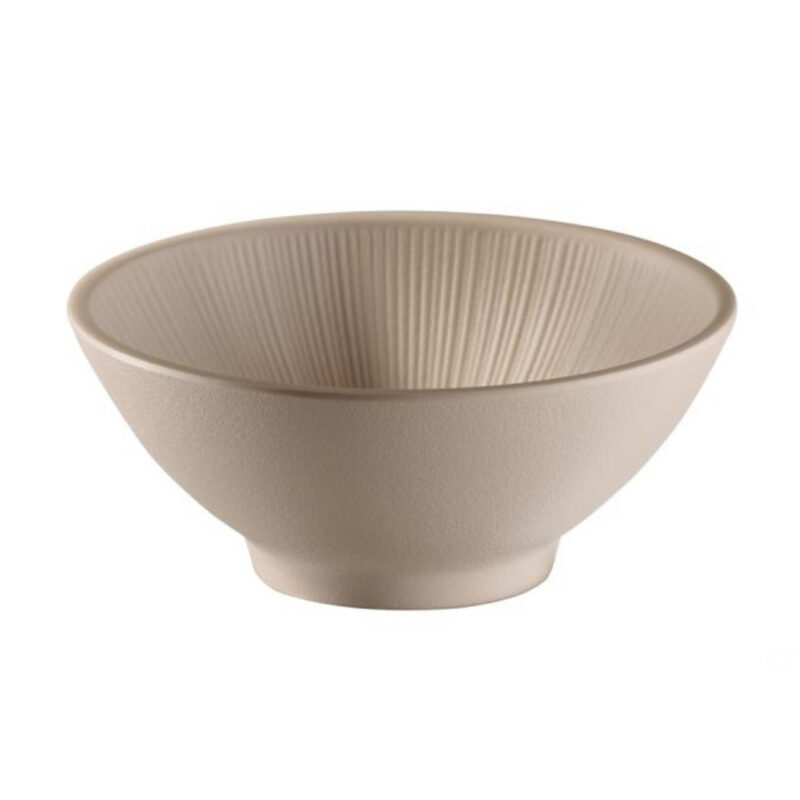 Sand-insalatiera in Melamina Beige cm.16 H.6,5