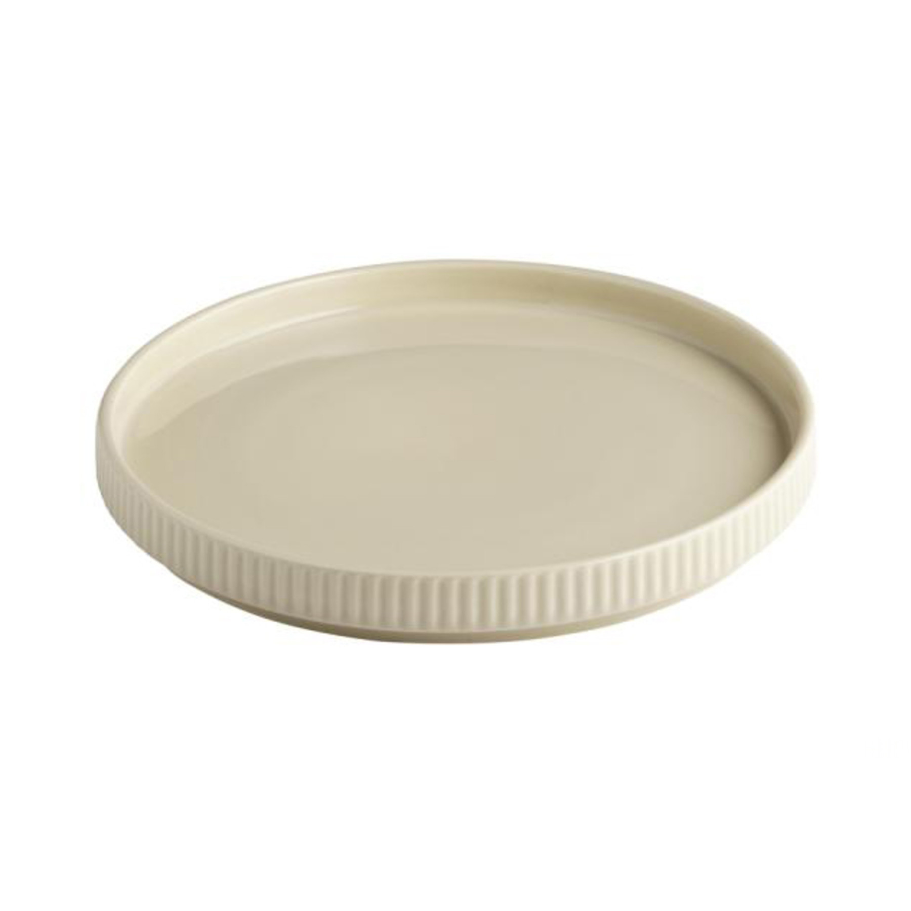 THE-GRID-SAND-PIATTO-NORDIC-CM-20-H.2-5-PORCEL._25993_KCE_G THE Grid Sand - Piatto Nordic cm 20 H.2,5 Porcellana - immagine 1