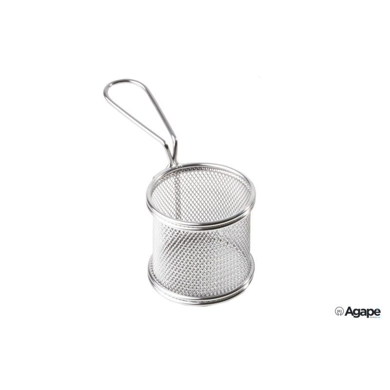 Snackholder-Mini Cestino Fritti Tondo Cm.8Xh.7,5 40600