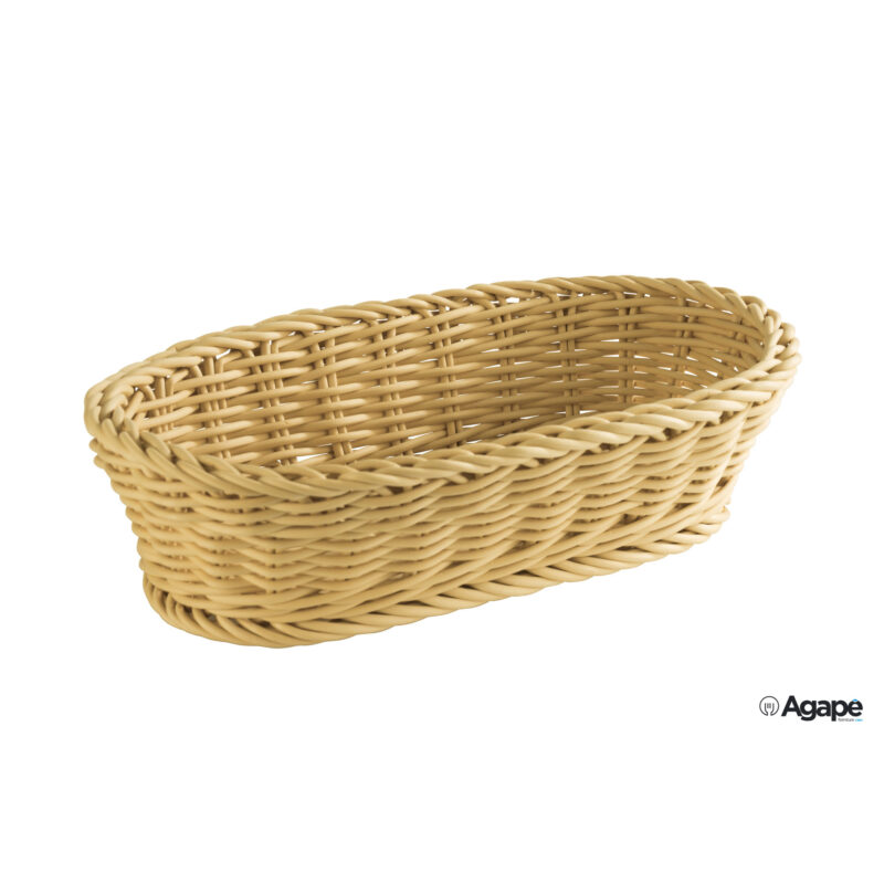Profi Line-Cestino Baguette Polipropilene Rettangolare Cm.28X16Xh.8 Beige 50805