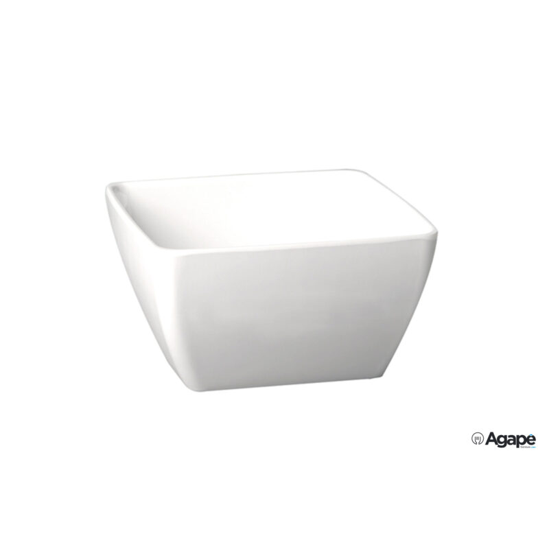 Pure-Coppetta Quadra Melamina Bianca Infrangibile Cm.9X9 H.4 -50∞ - 70∞C 83414