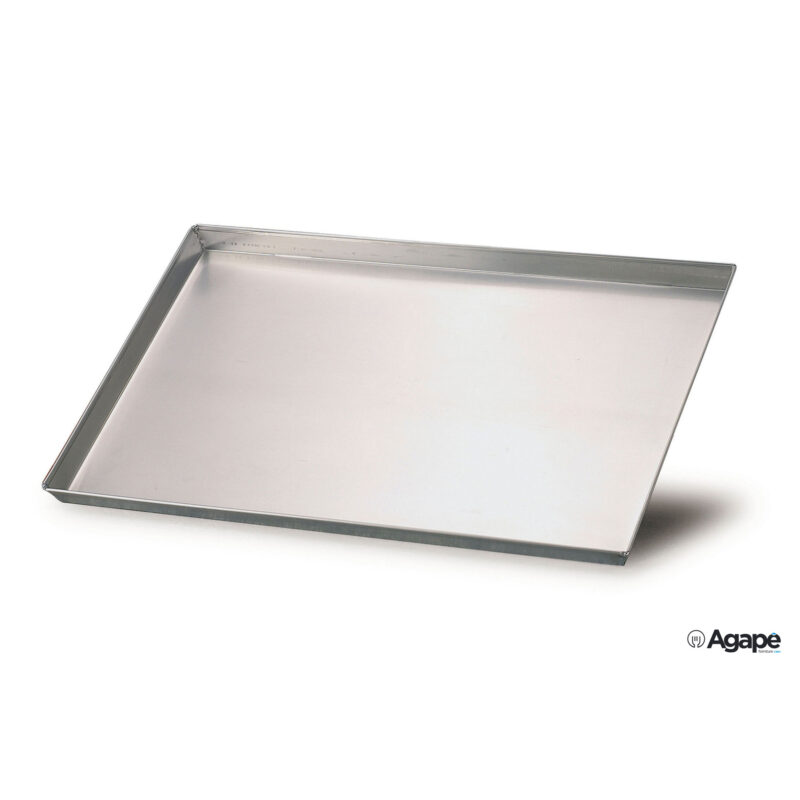 Teglia Rett Lega Alluminio Con Orlo 45X35 H 3