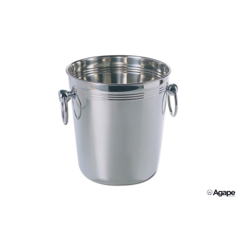 Secchiello Spumante Inox Cm 20X21H Lucido