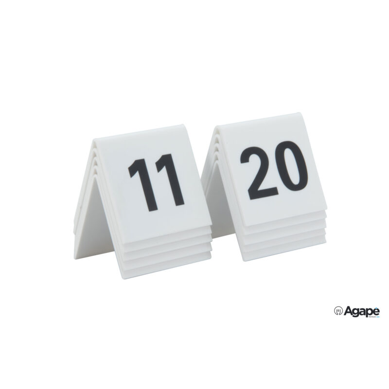 Segnaposto-Confezione Numeri Da 11 A 20 Tn-11-20-Wt