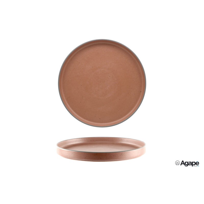 Selas Argilla Rossa- Piatto Nordic Cm 21- Allumina