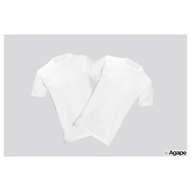 T-Shirt Bianco L Confezione 2