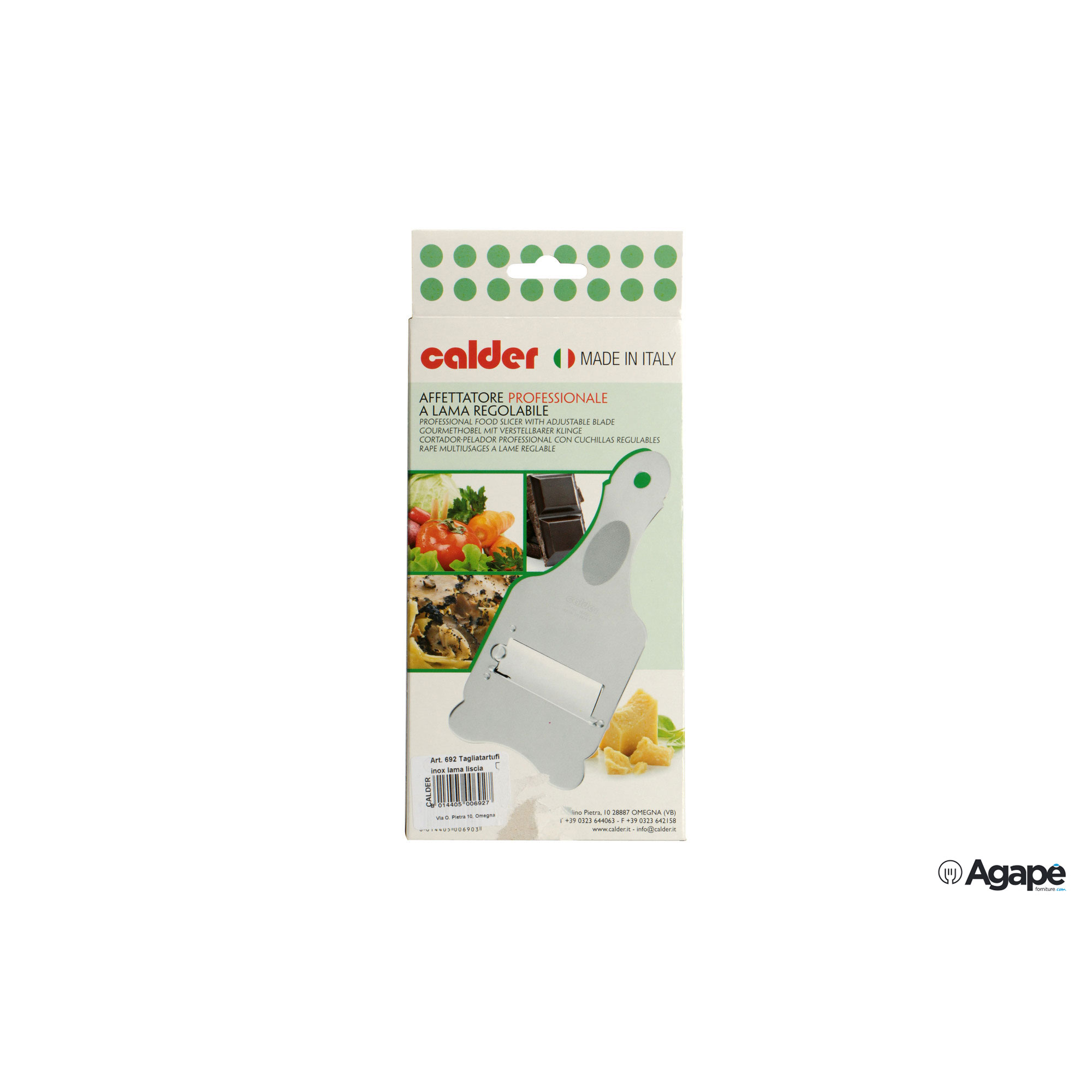 Tagliatartufi Inox Lama Liscia 692 - immagine 3