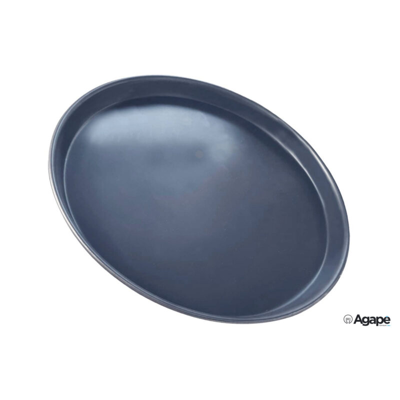 Teglia Tonda Lamiera Blu Cm 18 H 2,5