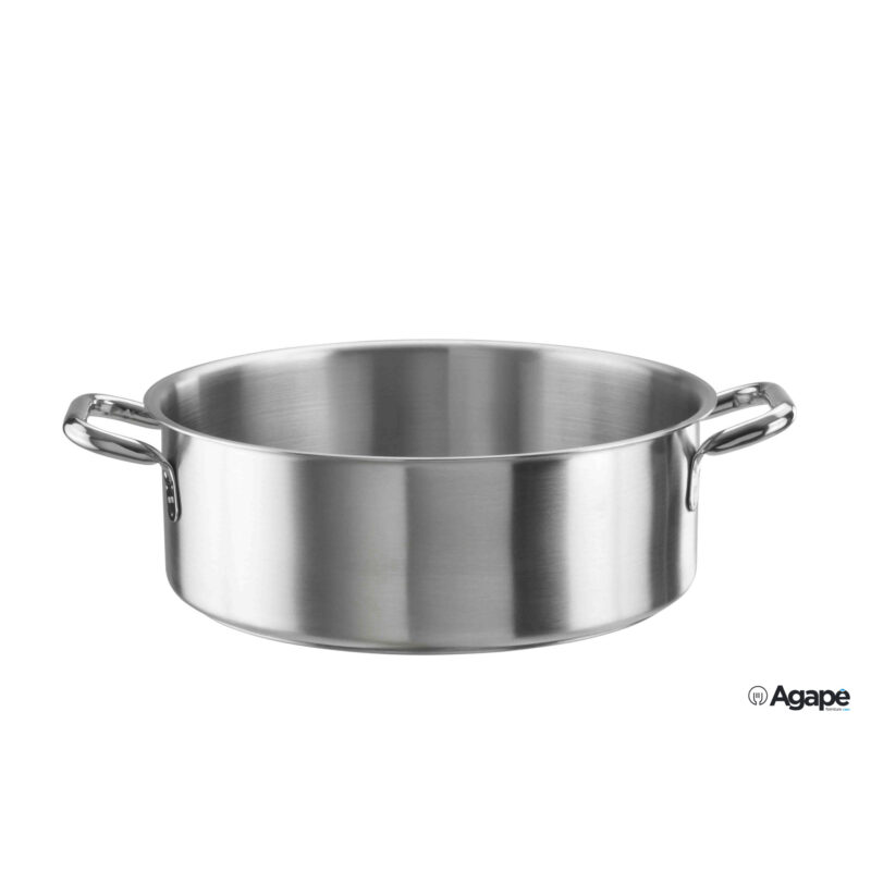 Tender-Casseruola Bassa 2Manici Cm 40H14,5 Lt18 Inox 33900940
