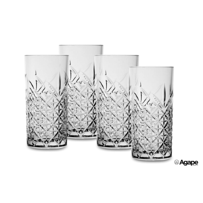 Timeless-Confezione 4 Bicchieri Long Drink Cl.45 52800