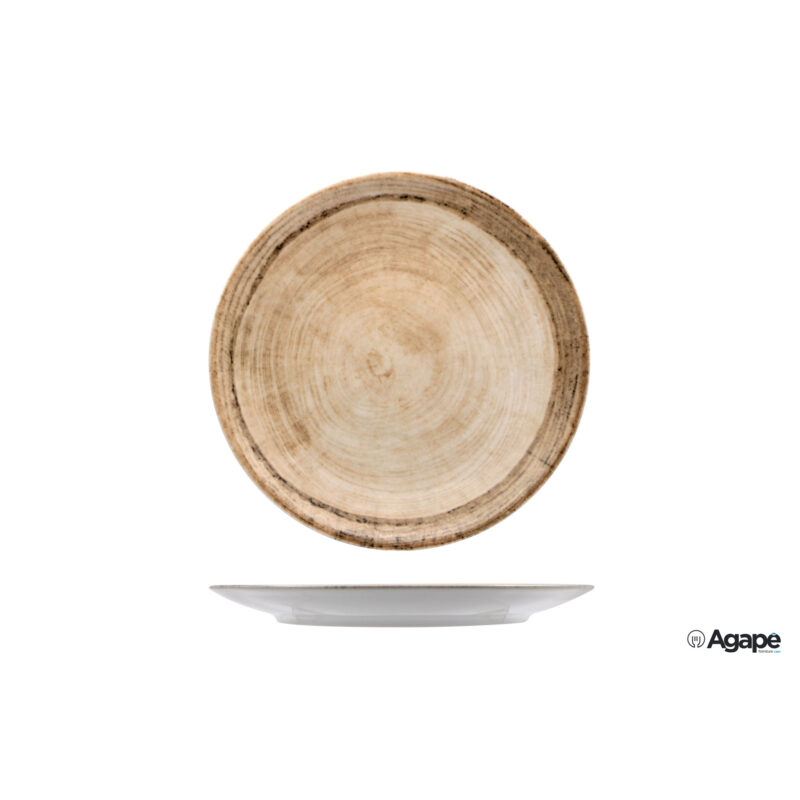 Tree Tabacco-Piatto Piano Siviglia Decorato Cm.28 22Z08466