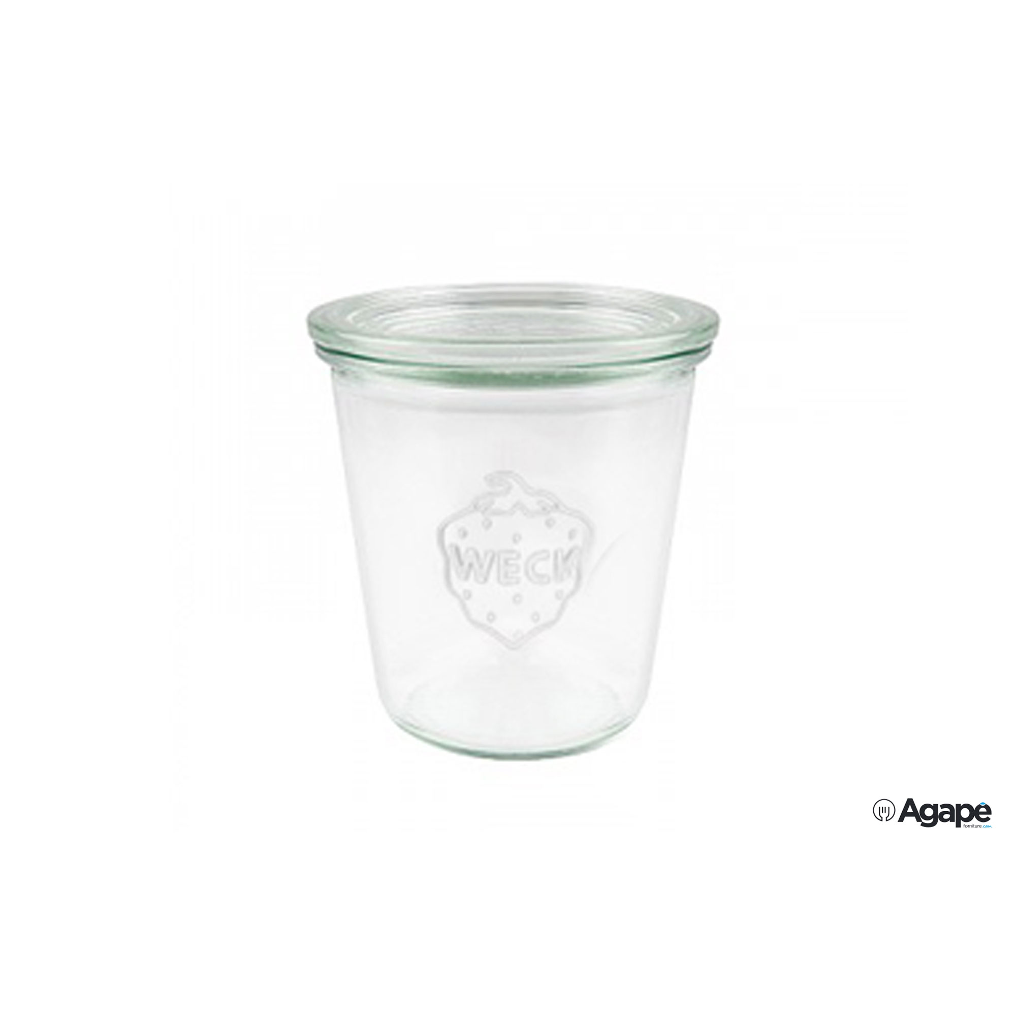 WECK-CIL-CT.6-VASETTI-ML.290-COP.80-900-10588_2037_IVIG Weck Cil- Cartone 6 Vasetti Ml.290 Con Coperchio 80 900 10588 - immagine 1