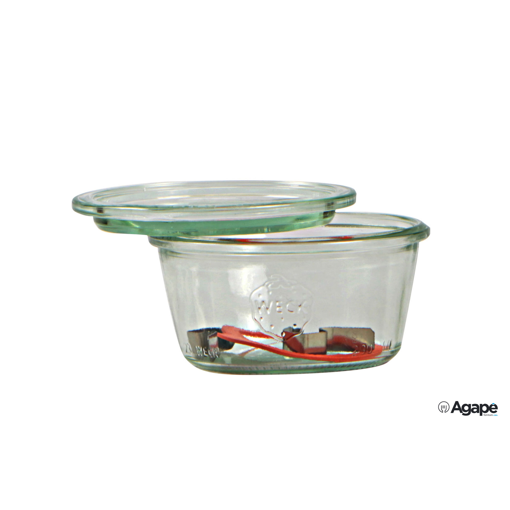 WECK-R-CIL-VASETTO-ML.290-COP.100-740-10625_3286200_WWQG Weck R Cilindrico - Vasetto Ml.290 Con Coperchio Mm100 740 10625 - immagine 1